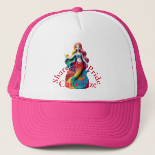 Rainbow Pride Mermaid Thunder_Cove  Trucker Hat