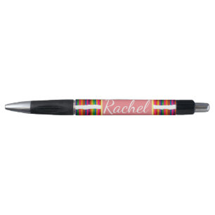 Rainbow pride month back to school add name text