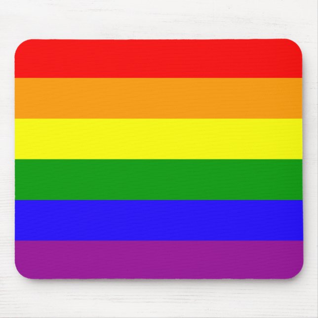 Rainbow Pride mousepad (Front)