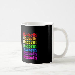 Rainbow Pride Name Coffee Mug