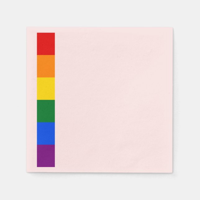 Rainbow Pride Napkin (Front)