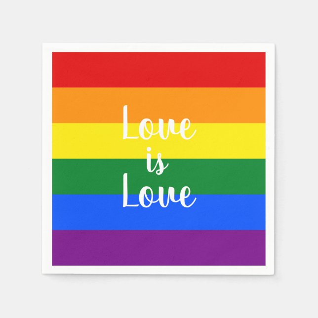 Rainbow pride - napkin (Front)