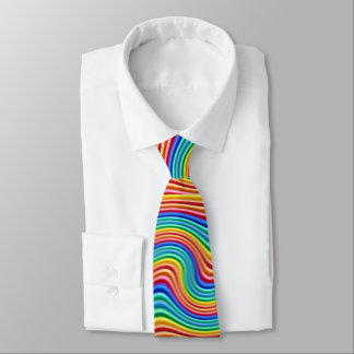 Rainbow Pride (no initial) Tie