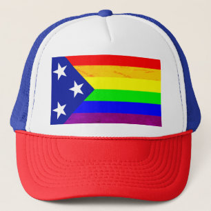 Rainbow Pride Patriot Trucker Hat