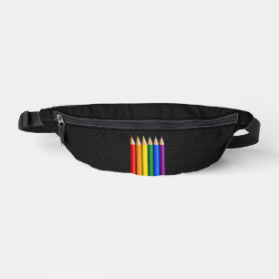 Rainbow pride pencils bum bags