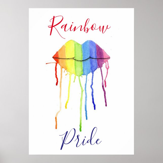 Rainbow Pride Poster (Front)