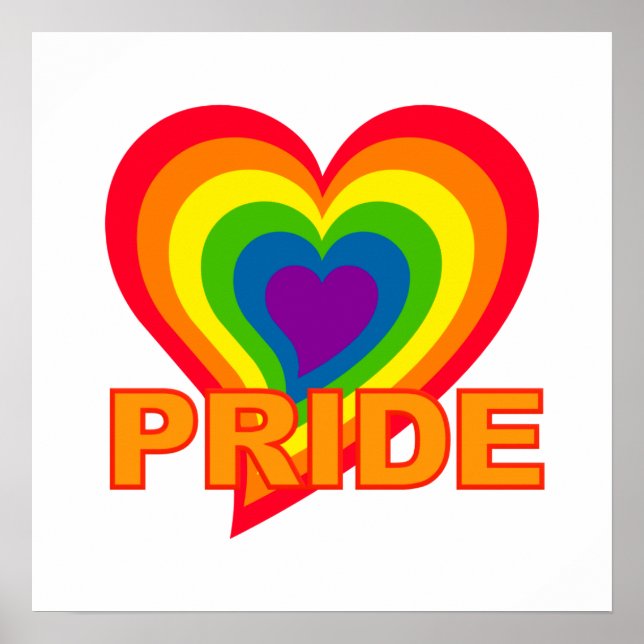 Rainbow Pride poster (Front)