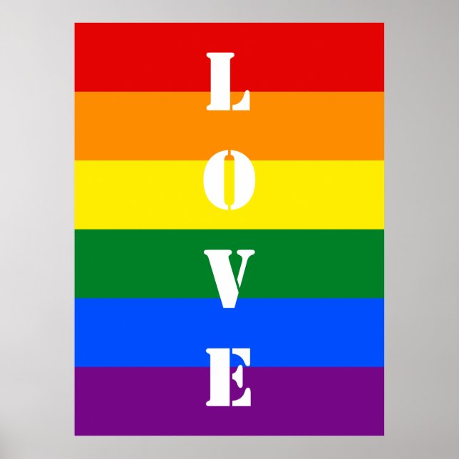 Rainbow Pride Poster (Front)