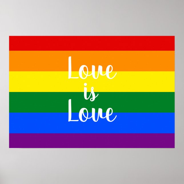 Rainbow pride poster (Front)