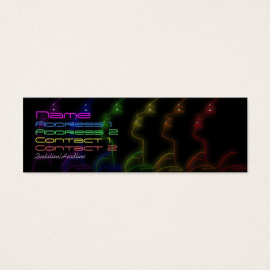 Rainbow Pride Profile Card Template
