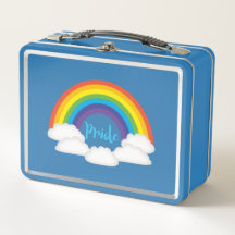 Rainbow Pride Retro Nostalgia Lunchbox