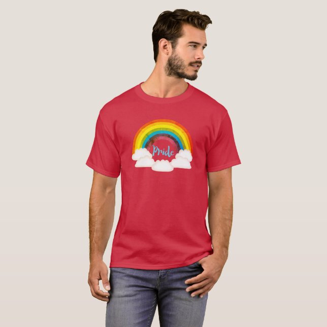Rainbow Pride Retro T-Shirt (Front Full)