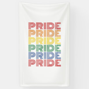 Rainbow Pride Retro Typography Vector Design_1 Banner