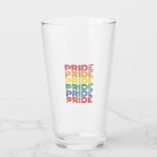 Rainbow Pride Retro Typography Vector Design_1 Glass