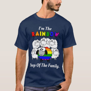 Rainbow Pride Sheep (for dark colours) T-Shirt