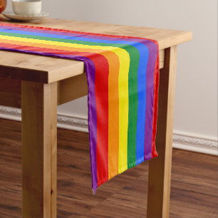 Rainbow Pride Short Table Runner