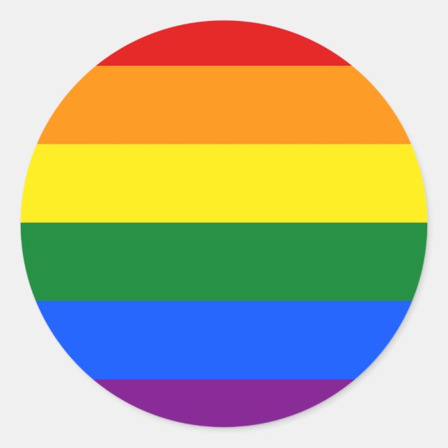 Rainbow pride - Sticker (Front)