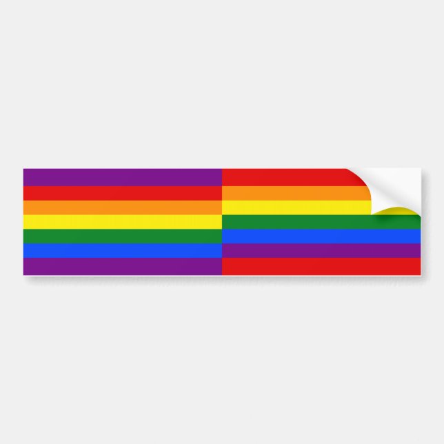 Rainbow Pride sticker - cut to customise! (Front)