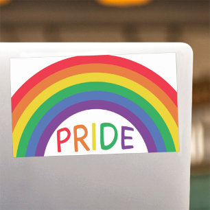 Rainbow Pride Sticker LGBTQ+ support