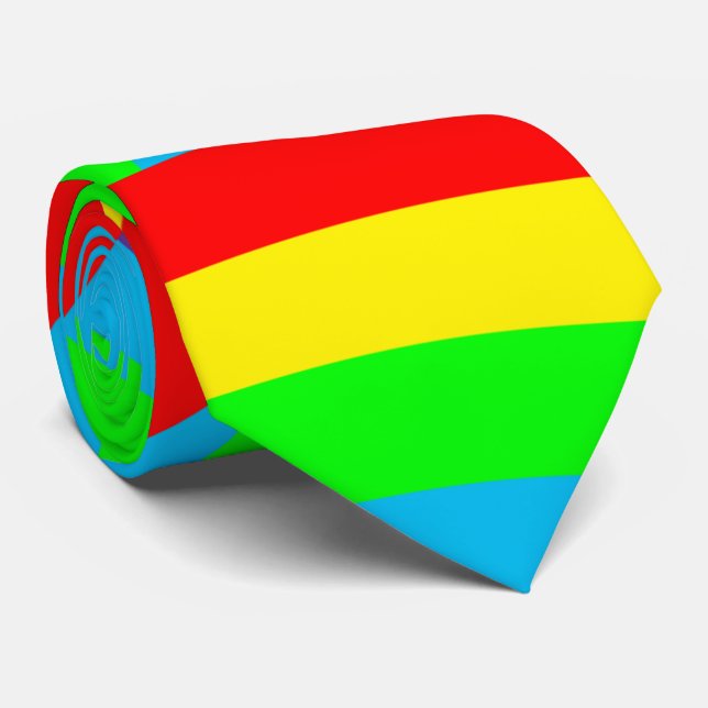Rainbow Pride Tie (Rolled)