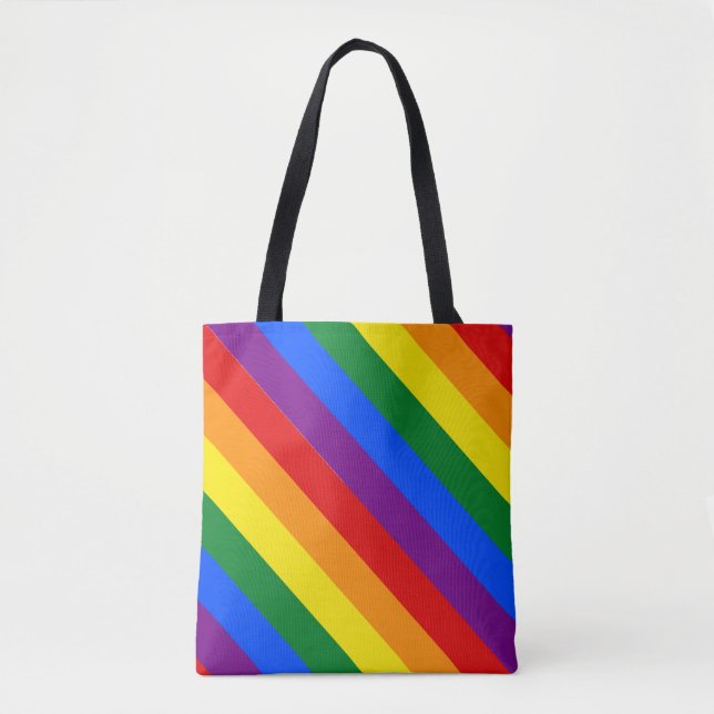 Rainbow Pride Tote Bag (Front)