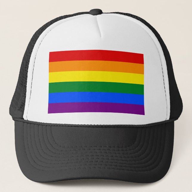 Rainbow Pride Trucker Hat (Front)