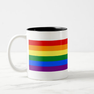 Rainbow Pride Two-Tone Coffee Mug