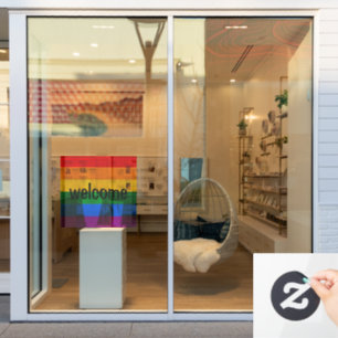 Rainbow Pride Window Cling