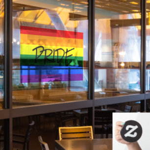 Rainbow Pride Window Cling