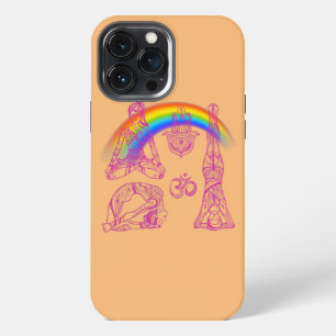 Rainbow Pride Yoga iPhone 13 Pro Max Case
