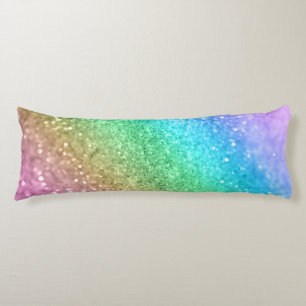Rainbow Princess Glitter #1 #shiny Body Cushion
