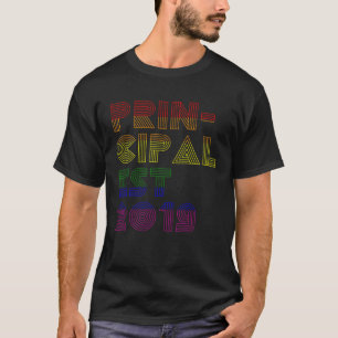 Rainbow Principal Est 2019 New Principal School Te T-Shirt