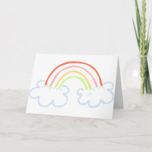 Rainbow Print Card