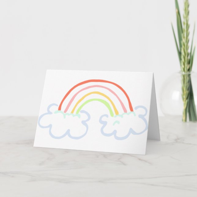 Rainbow Print Card (Front)