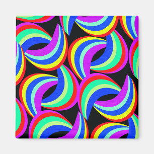Rainbow Print Magnet
