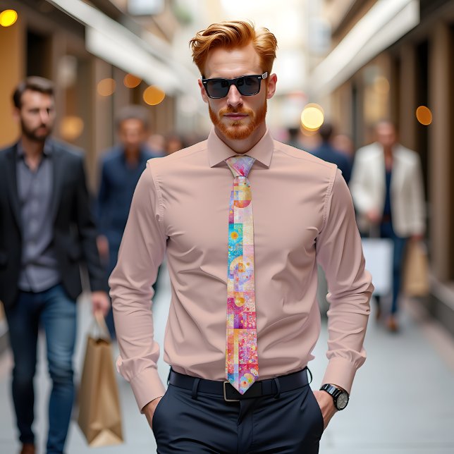 Rainbow Prism Abstract Art Tie (Creator Uploaded)