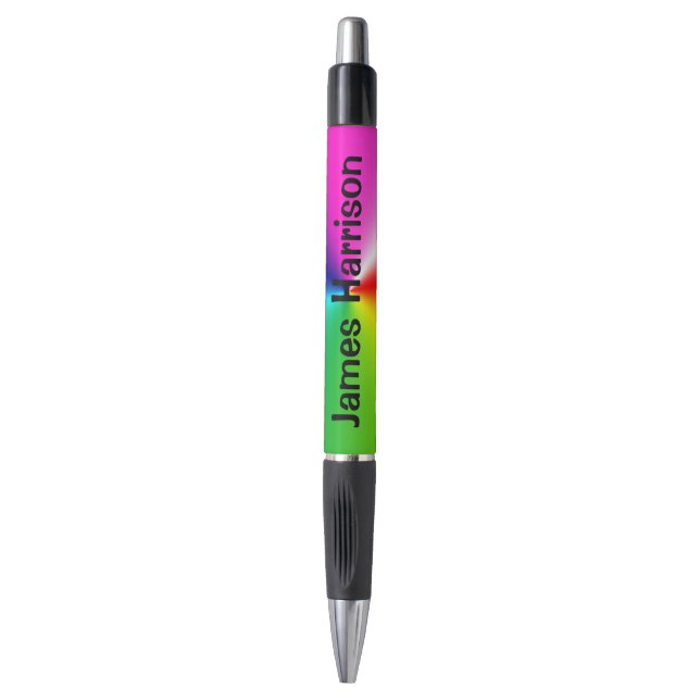 Rainbow Prism Abstract with Name (Front Vertical)