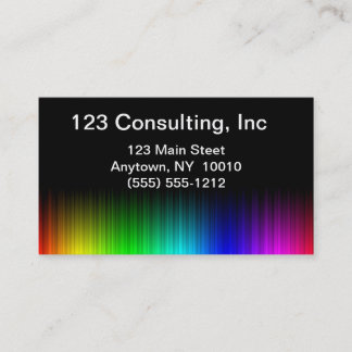 Rainbow Prism Business Card