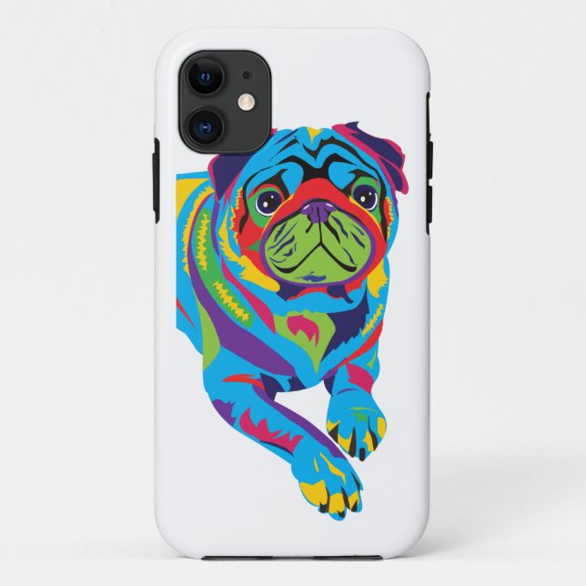 Rainbow Pug Case-Mate iPhone Case (Back)