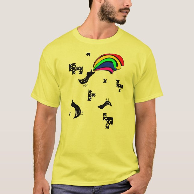 Rainbow puke T-Shirt (Front)