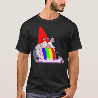 Rainbow Puking Gnome Gravity Inspired Big Dipper F T-Shirt