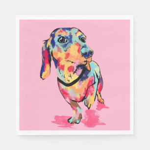 Rainbow Pup Napkin