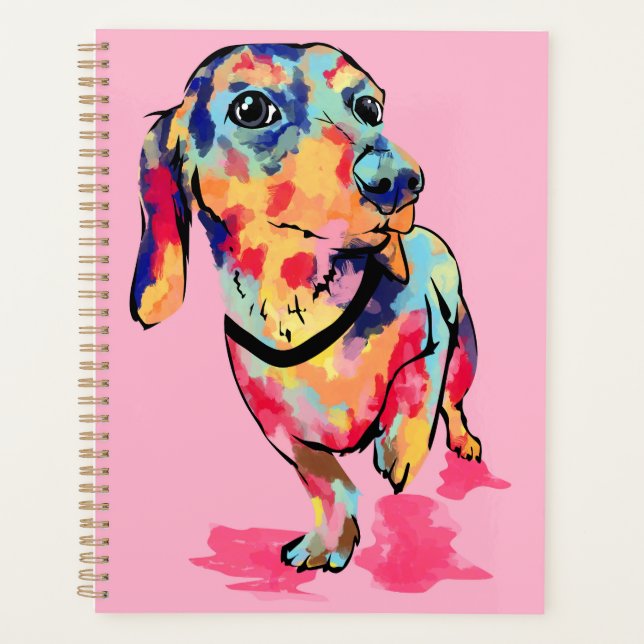 Rainbow Pup Planner (Front)