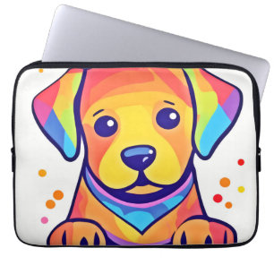 Rainbow Puppy Love Laptop Sleeve