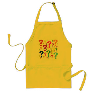 Rainbow Question Marks Standard Apron
