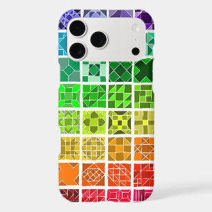 Rainbow Quilt Pattern phone case