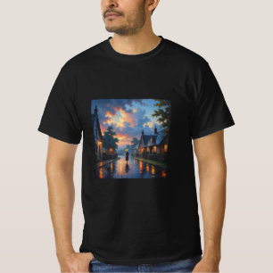 Rainbow rain painting T-Shirt