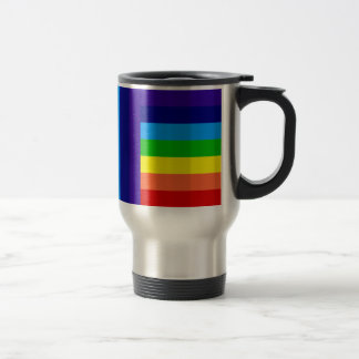 rainbow, rainbow, rainbow travel mug