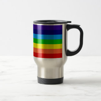 rainbow, rainbow, rainbow travel mug