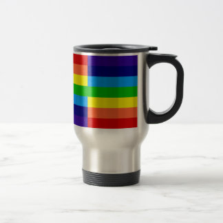 rainbow, rainbow, rainbow travel mug